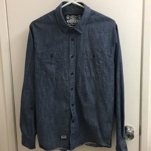 Electric Family medium weight button up (sz M)